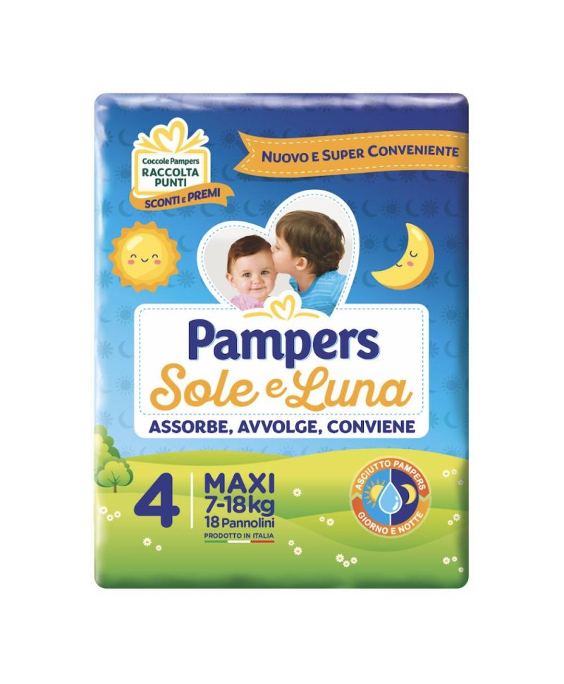 PAMPERS SOLE&LUNA MAXI 18PZ