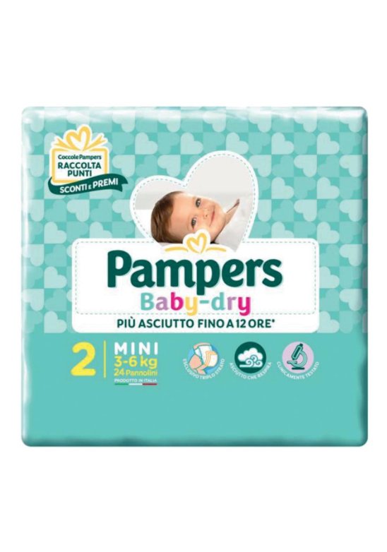 PAMPERS BD DOWNCOUNT MINI 24PZ