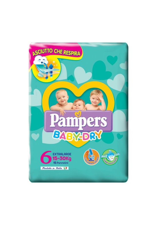 PAMPERS BD DWCT NO FLASH XL 15