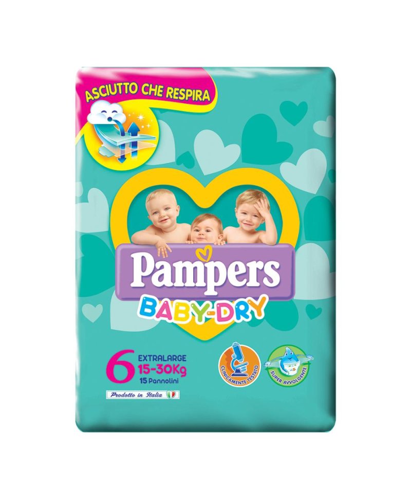 PAMPERS BD DWCT NO FLASH XL 15