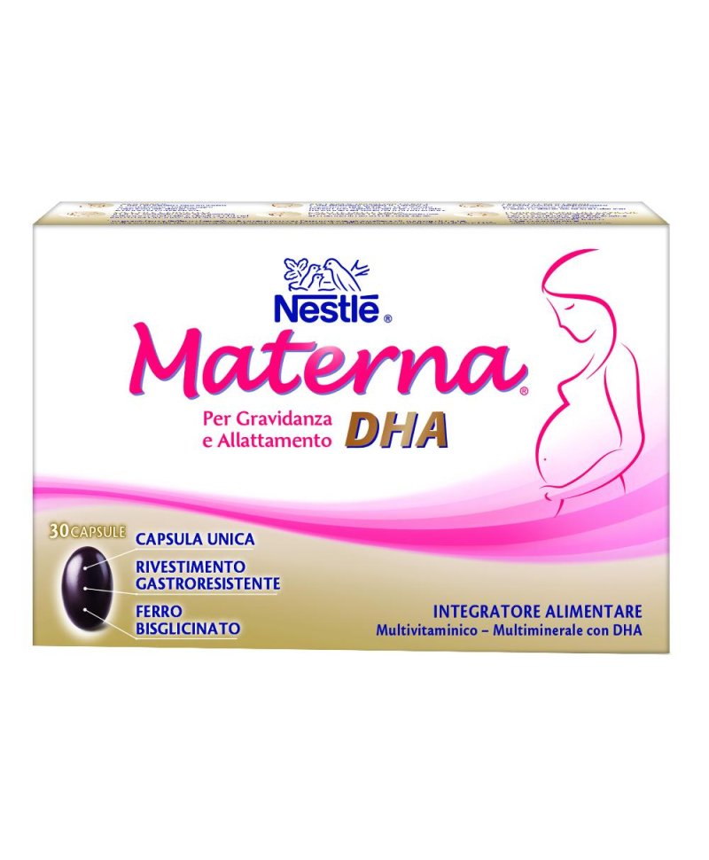 NESTLE' MATERNA DHA 30 Capsule UNIC