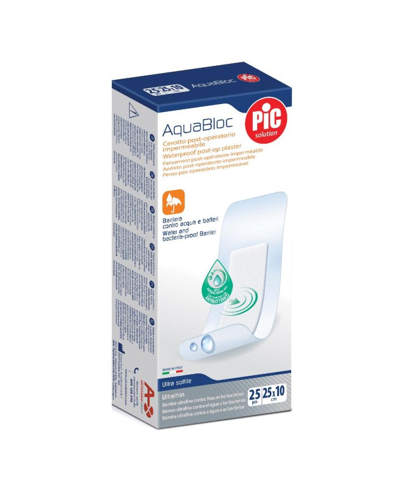 CER PIC AQUABLOC 10X25CM 25PZ