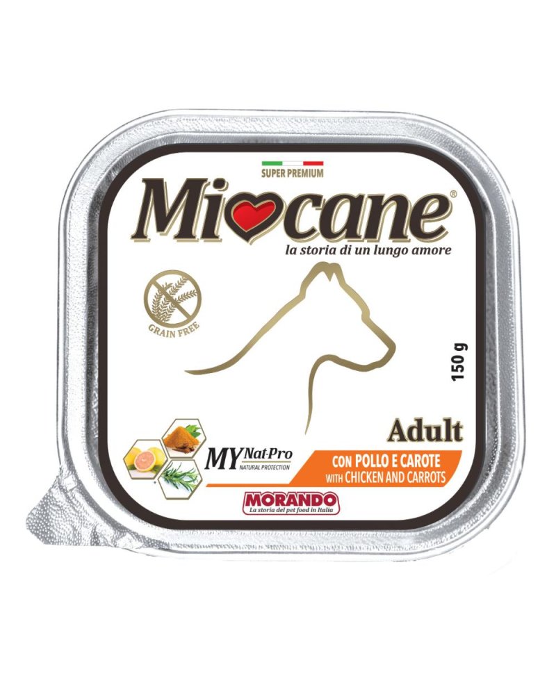 MIOCANE ADULT POL/CAR 150G