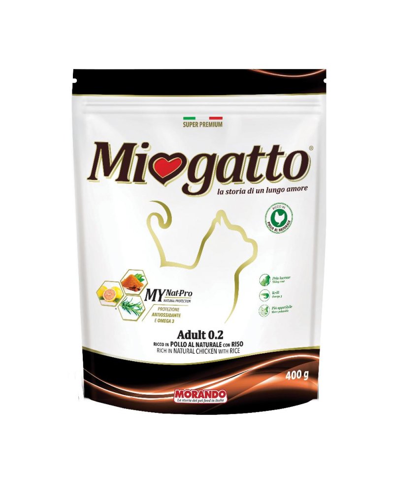 MIOGATTO ADULT 0,2 PO/RI 400G