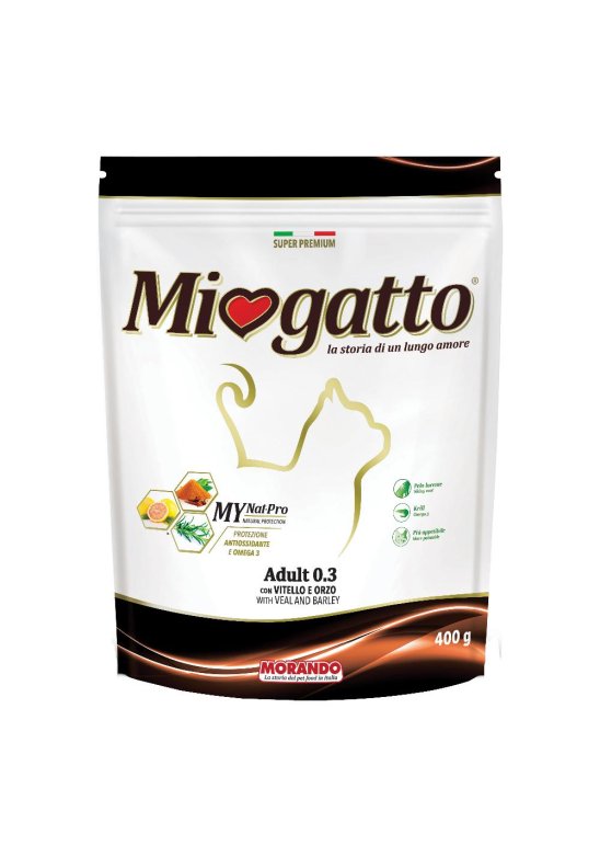 MIOGATTO ADULT 0,3 VIT/ORZ400G