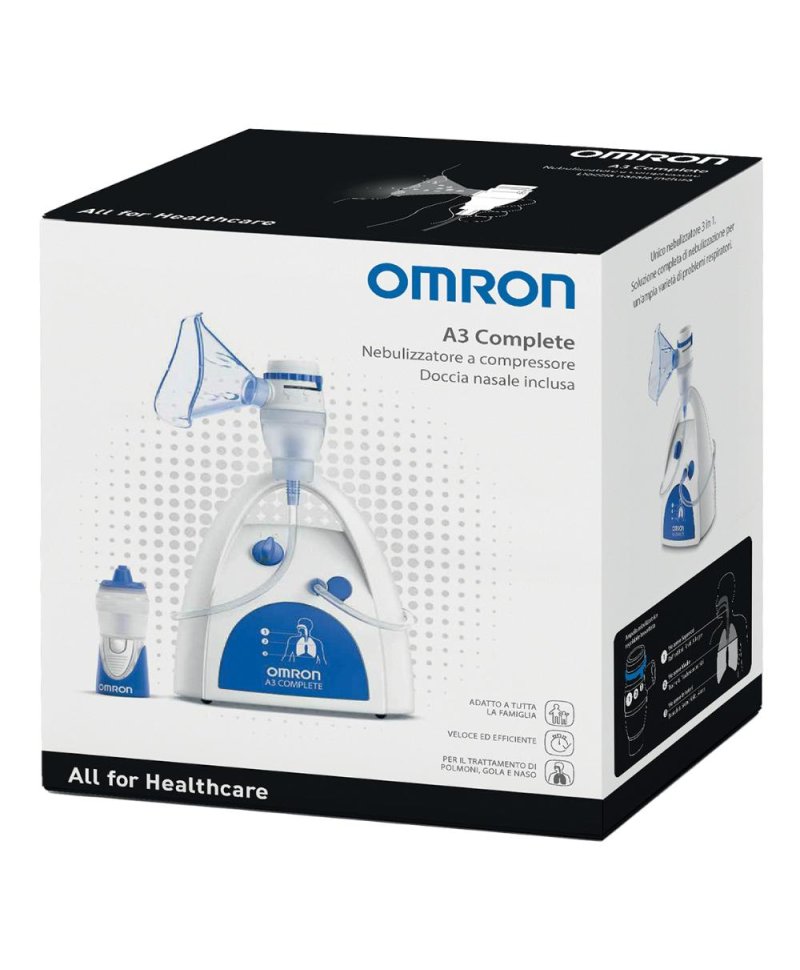 OMRON A3 NEBULIZZATORE+DOC NAS