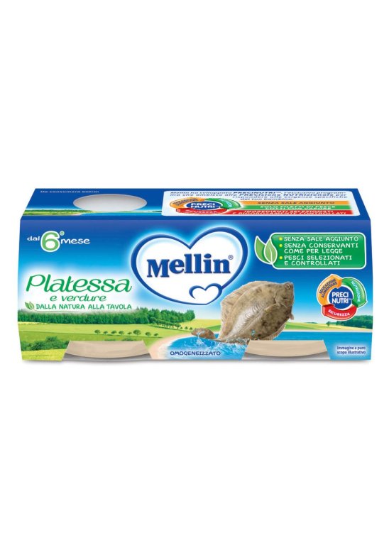 MELLIN OMOG PLATESSA 2X80G