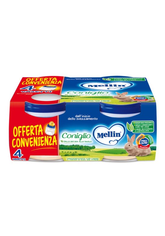 MELLIN OMOG CONIGLIO 4X80G