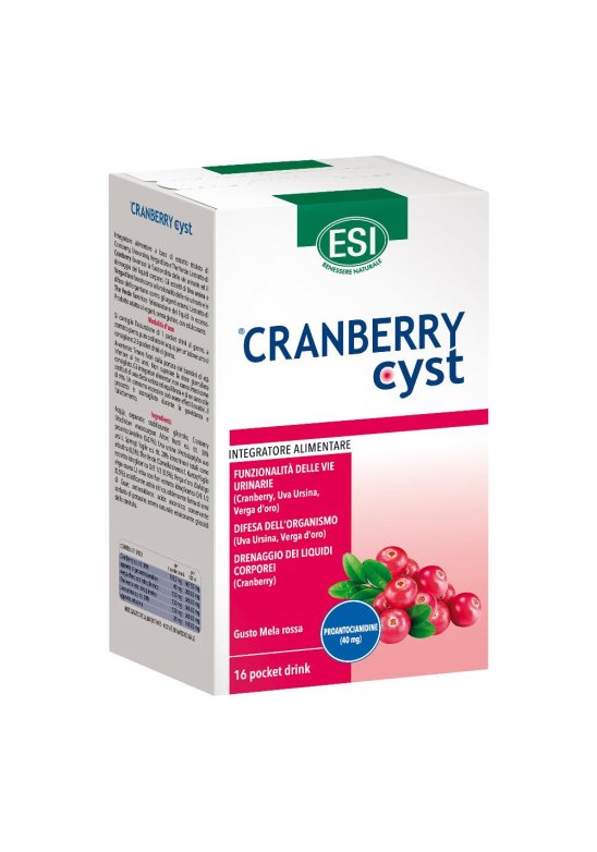 ESI CRANBERRY CYST 16POCK DRIN