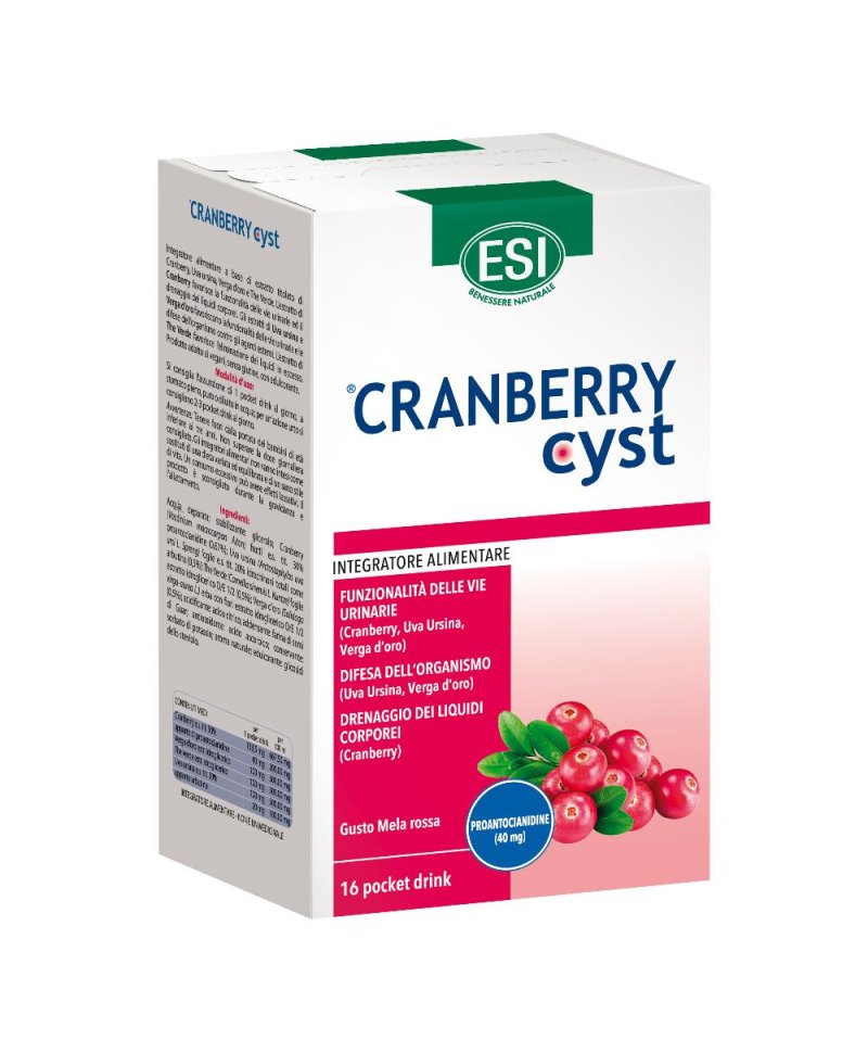 ESI CRANBERRY CYST 16POCK DRIN