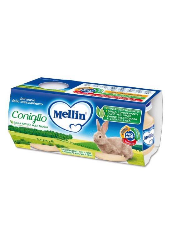 MELLIN OMOG CONIGLIO 2X80G