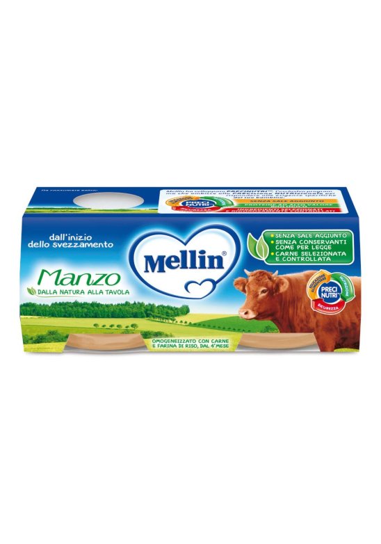 MELLIN OMOG MANZO 2X80G