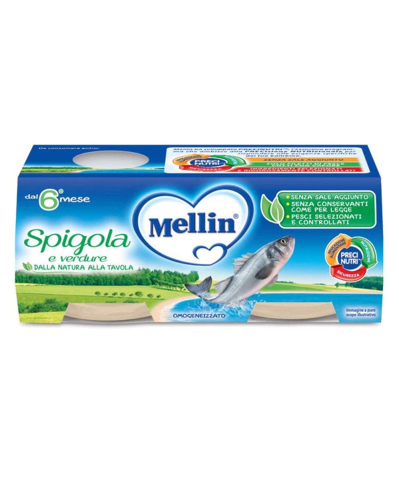 MELLIN OMOG SPIGOLA 2X80G