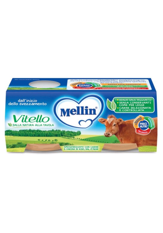 MELLIN OMOG VITELLO 2X80G