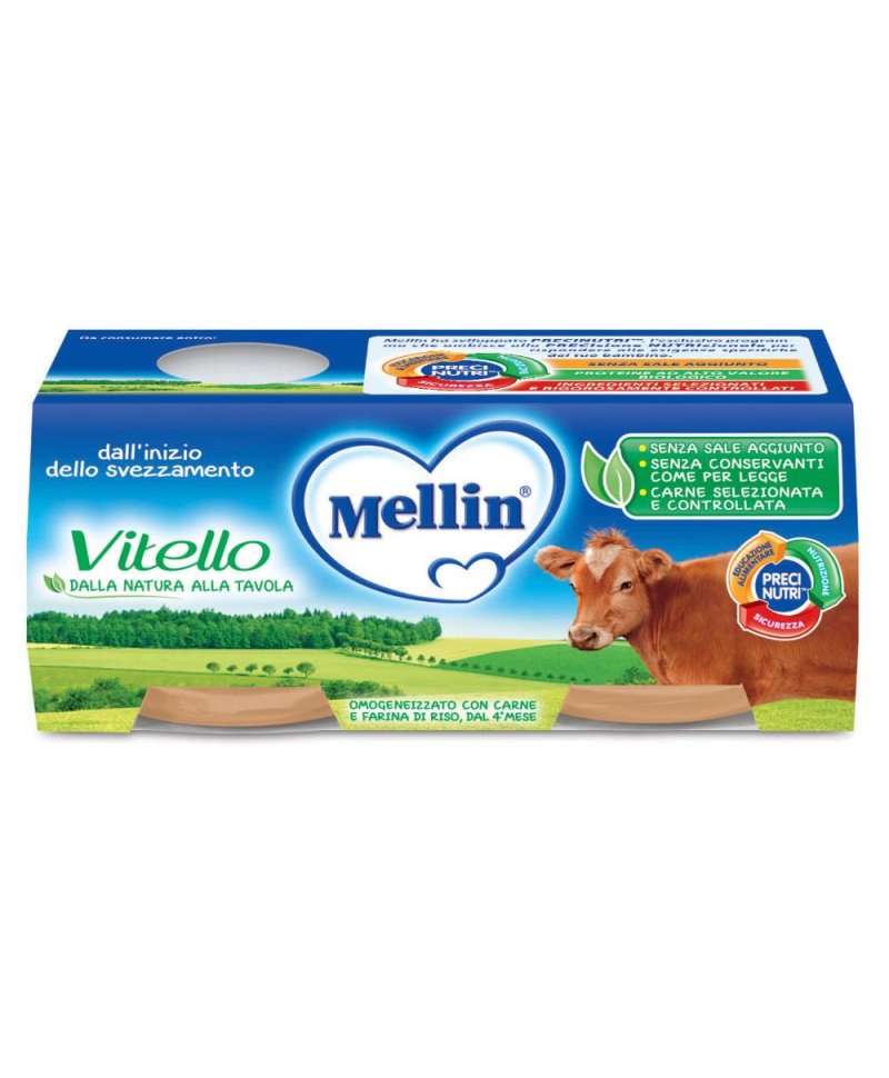 MELLIN OMOG VITELLO 2X80G