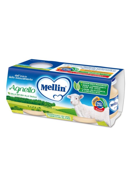 MELLIN OMOG AGNELLO 2X80G