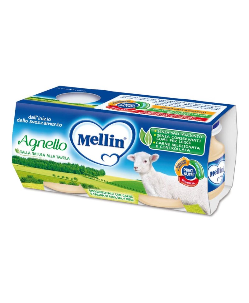 MELLIN OMOG AGNELLO 2X80G