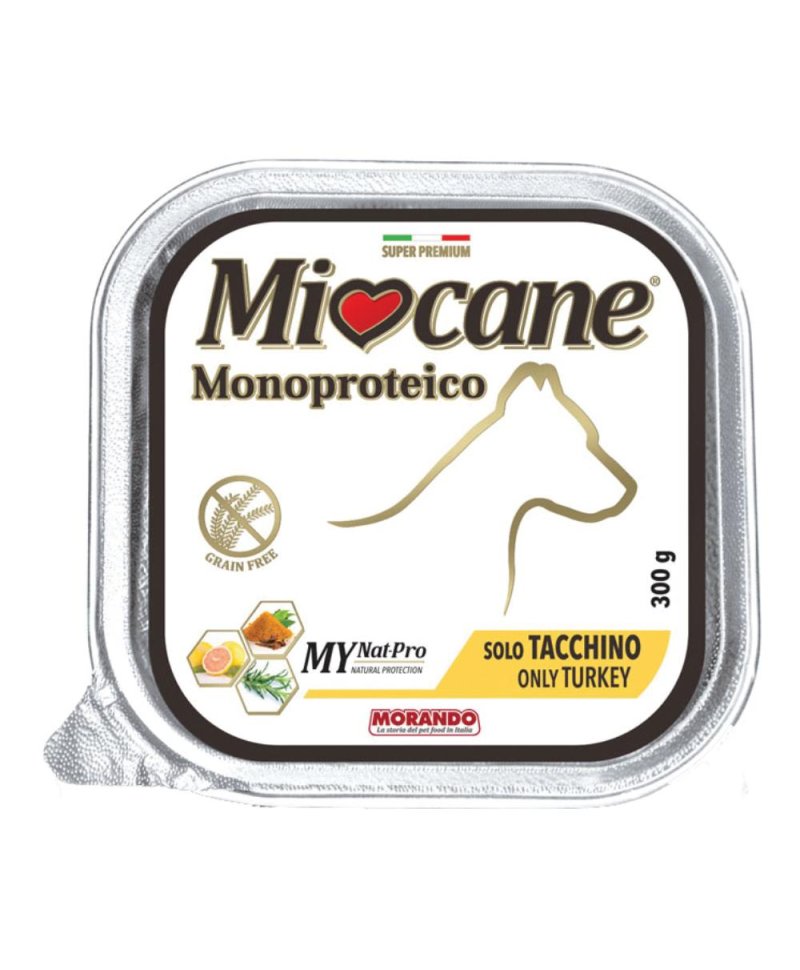 MIOCANE MONOPROT TACCHINO 300G