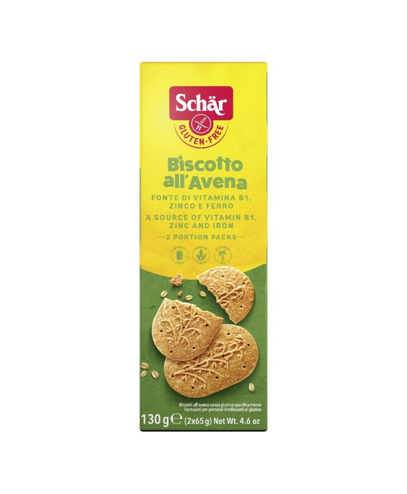 SCHAR BISCOTTI ALL'AVENA 2X65G