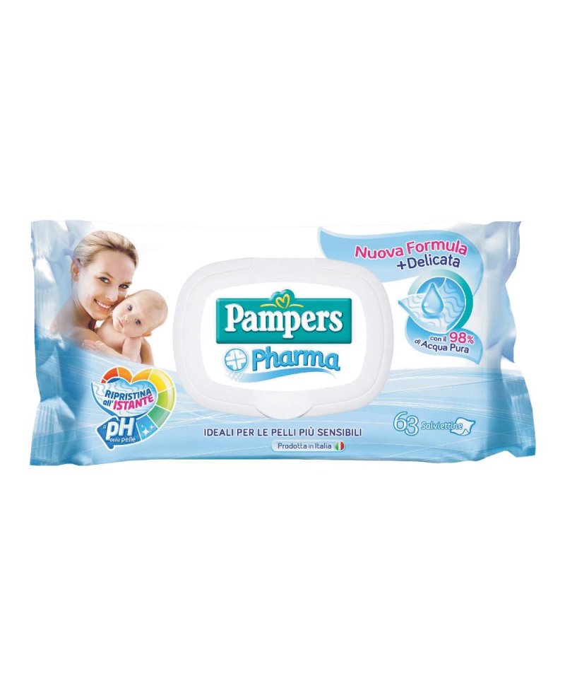 PAMPERS PHARMA SALV SENS 63PZ