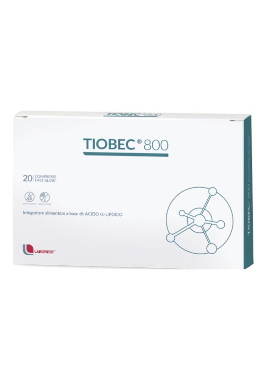 TIOBEC 800 20 Compresse FAST-SLOW con acido alfa-lipoico