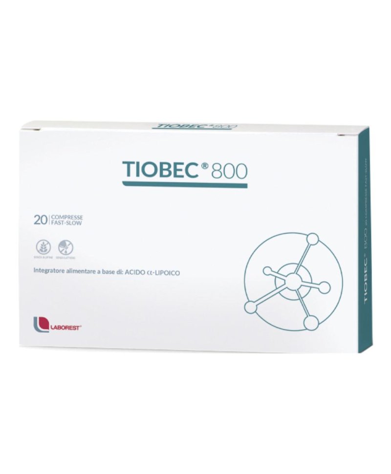 TIOBEC 800 20 Compresse FAST-SLOW con acido alfa-lipoico