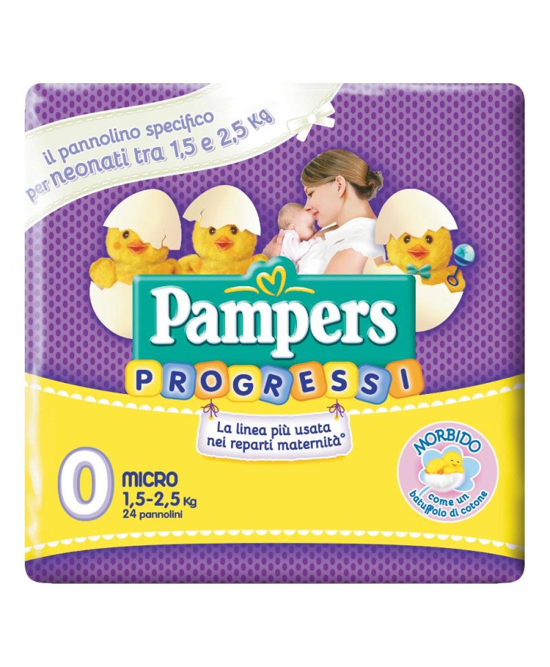 PAMPERS PROGRESSI MICRO 24PZ