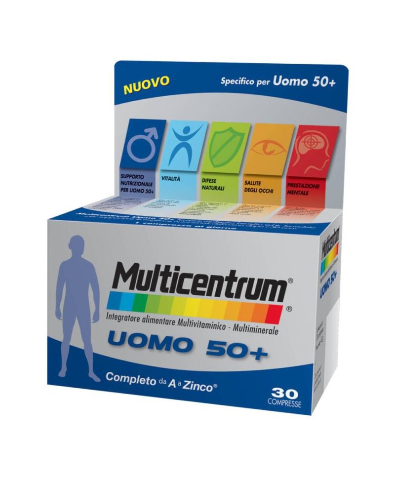 MULTICENTRUM UOMO 50+ 30 Compresse