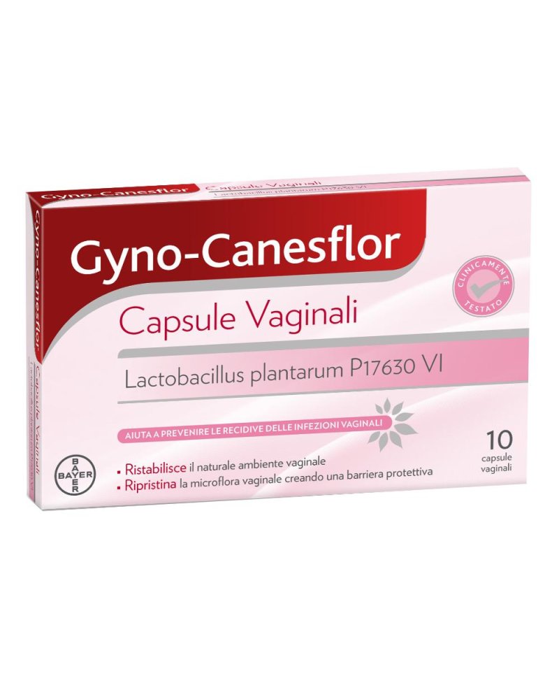 GYNOCANESFLOR 10 Capsule VAGINALI