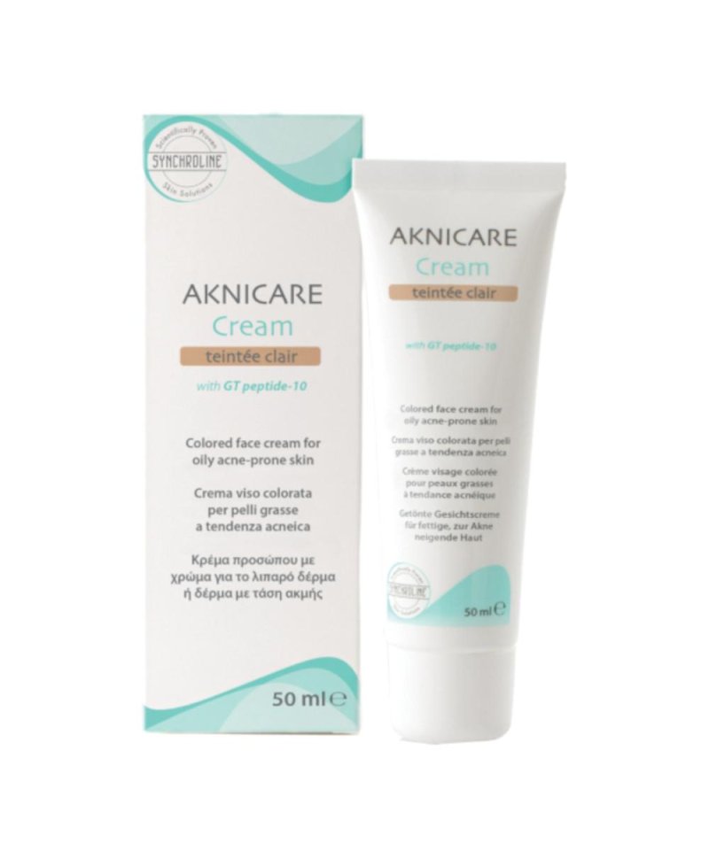 AKNICARE CREAM TEINTEE CLAIR