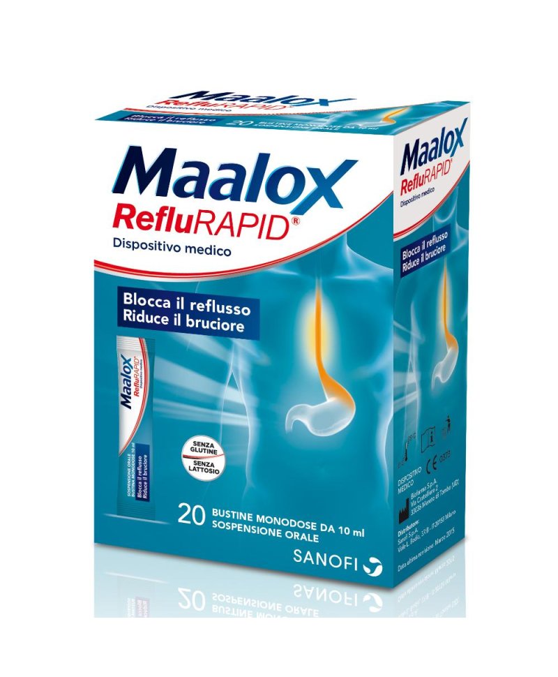 MAALOX REFLURAPID 20BUST