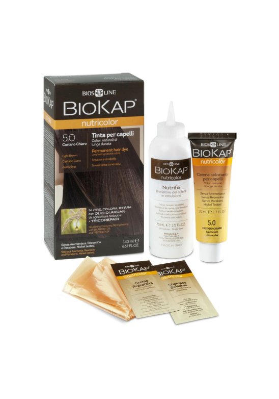 BIOKAP NUTRICOLOR 4,06 CASTANO CAFFE' tinta