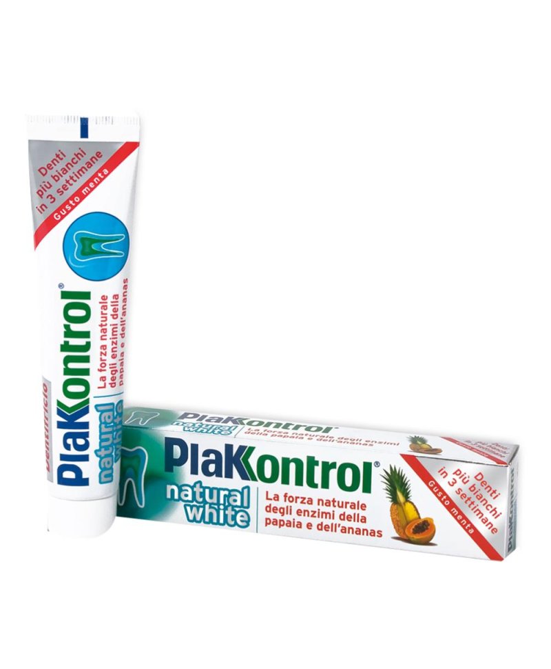 PLAKKONTROL NATURAL WHITE 100G