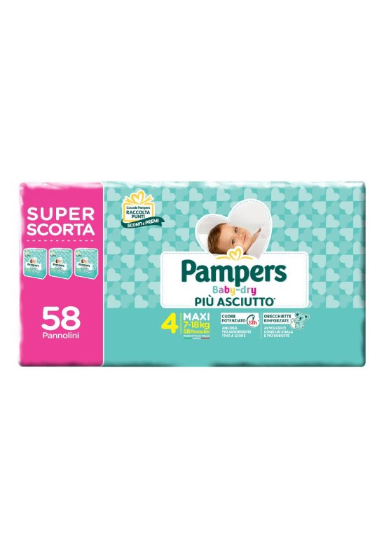 PAMPERS BD TRIODWCT MAXI 58PZ