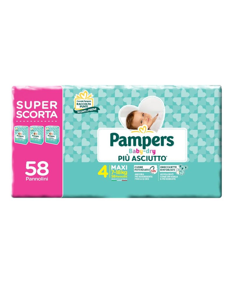 PAMPERS BD TRIODWCT MAXI 58PZ