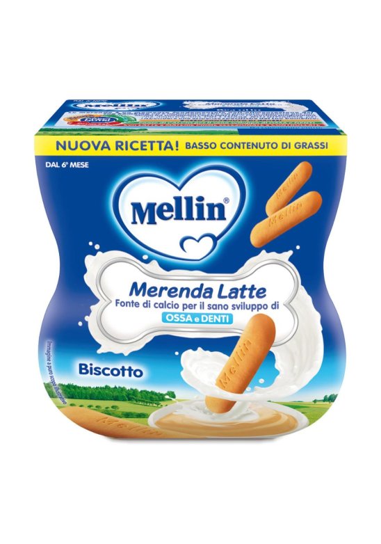 MELLIN MER LATTE BISC 2X100G