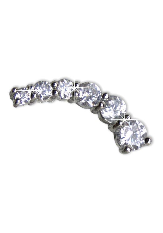 BJT949 EAR-CUFF 6 CRYSTAL