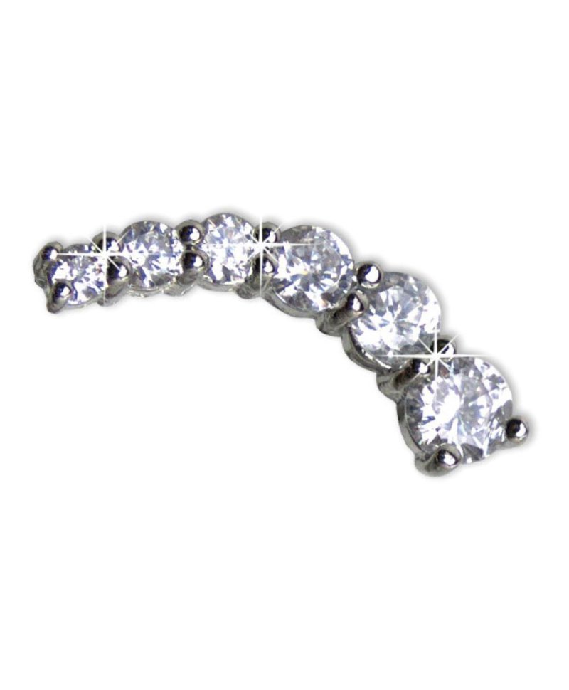 BJT949 EAR-CUFF 6 CRYSTAL