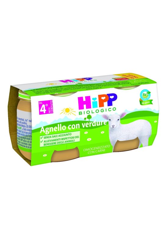 HIPP BIO OMOG AGNELLO 2X80G