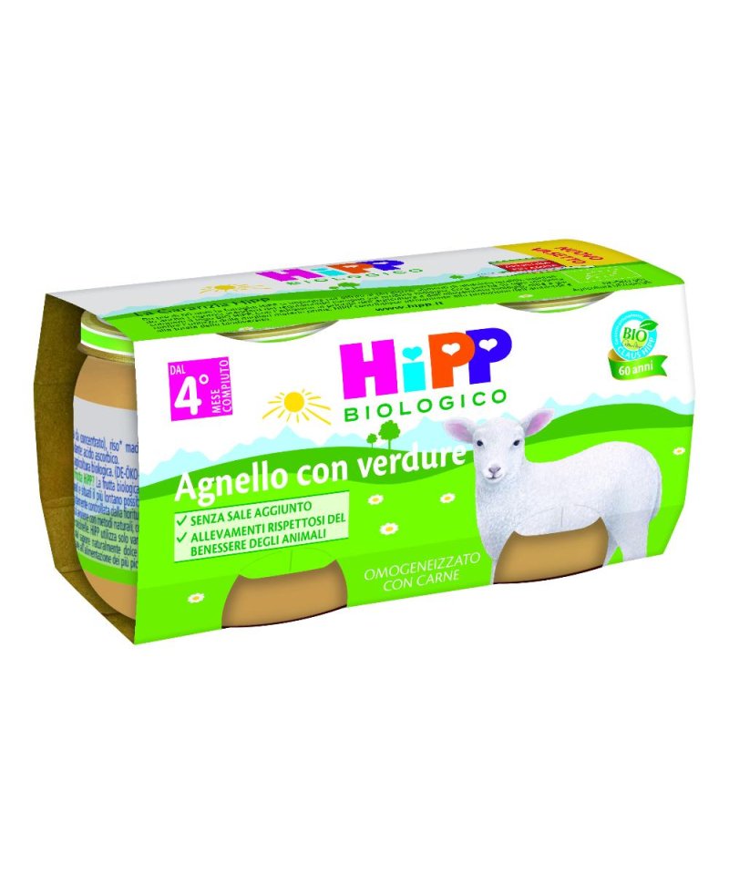 HIPP BIO OMOG AGNELLO 2X80G