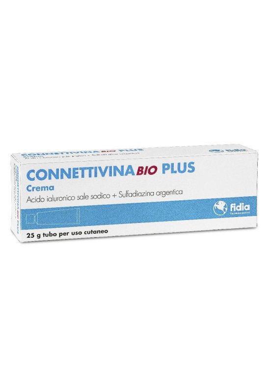 CONNETTIVINABIO PLUS CREMA 25 g con acido ialuronico e sulfadiazina argentica