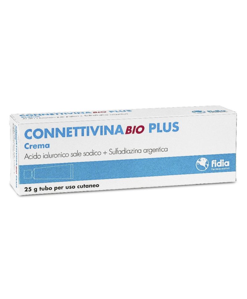 CONNETTIVINABIO PLUS CREMA 25 g con acido ialuronico e sulfadiazina argentica