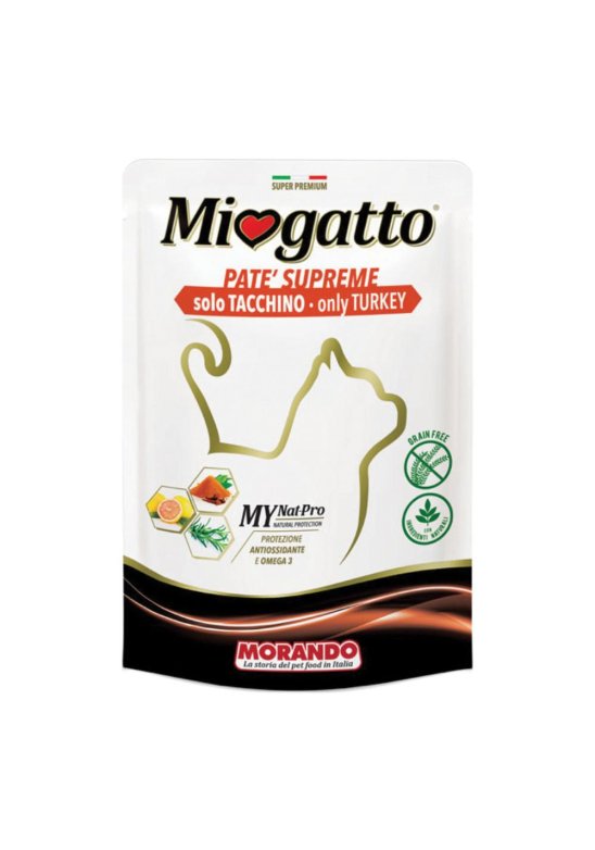 MIOGATTO TACCHINO 85G