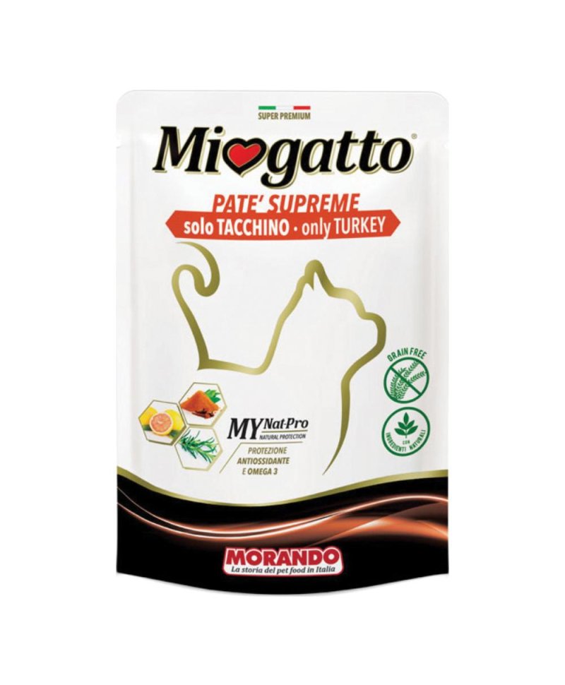 MIOGATTO TACCHINO 85G