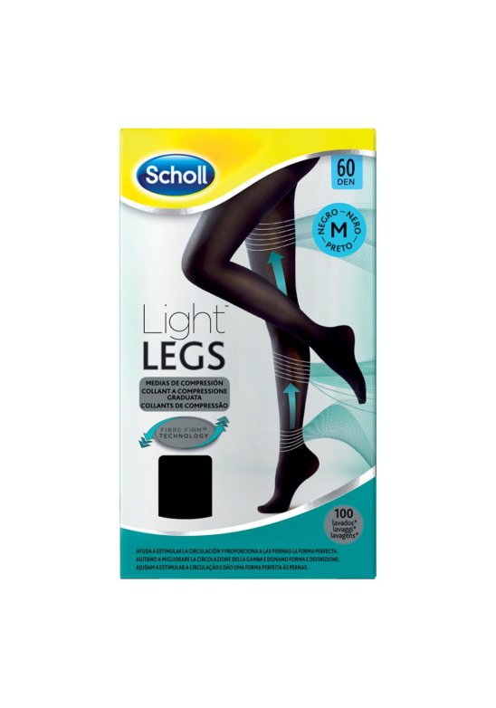 SCHOLL LIGHTLEGS60 DEN M NERO