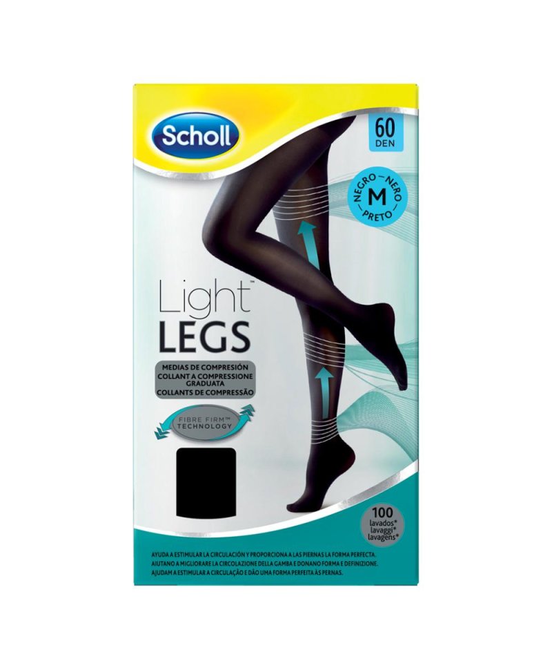 SCHOLL LIGHTLEGS60 DEN M NERO