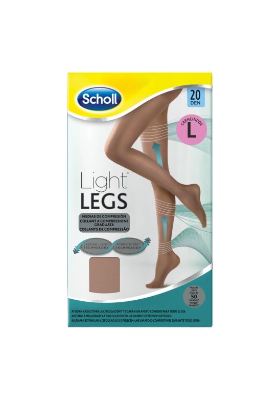 SCHOLL LIGHTLEGS20 DEN L NUDE