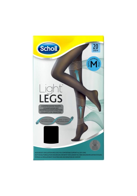 SCHOLL LIGHTLEGS20 DEN M NERO