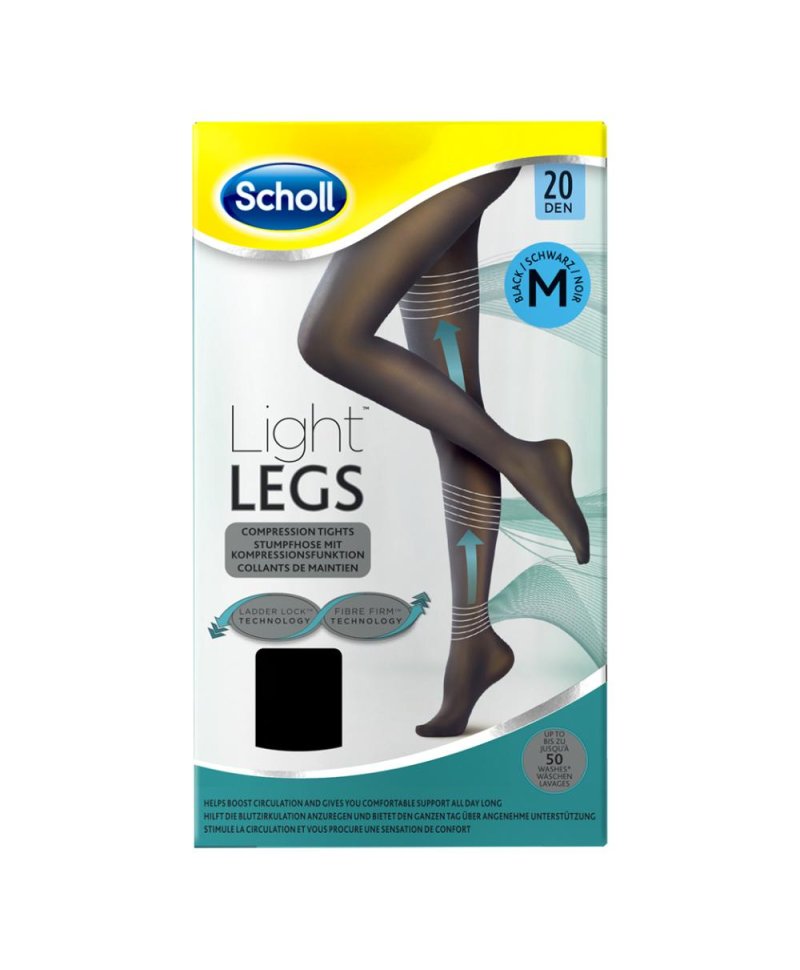 SCHOLL LIGHTLEGS20 DEN M NERO