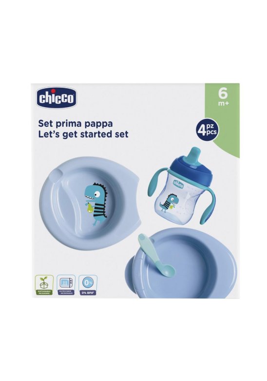 CH SET PAPPA 6M+ AZZURRO